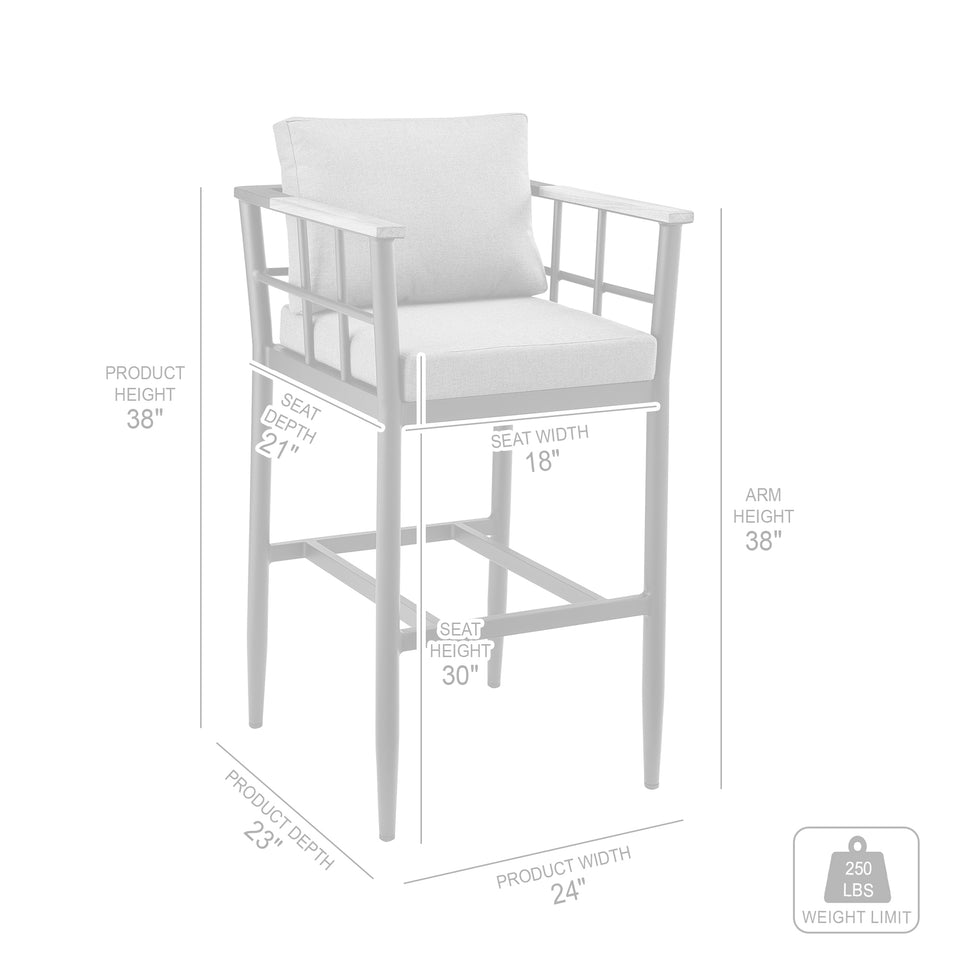Orlando Outdoor Bar Stool