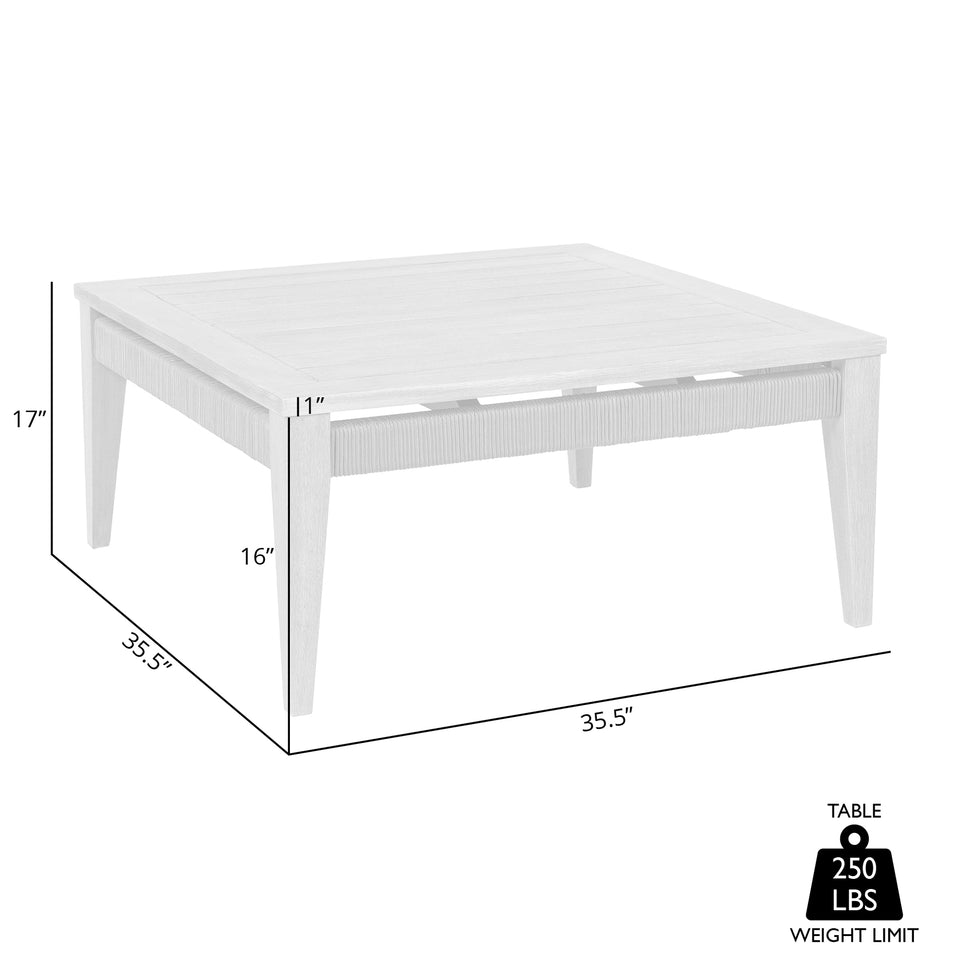 Orbit Square Outdoor Coffee Table