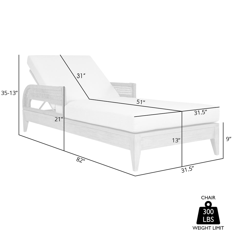 Orbit Outdoor Chaise Lounge Chair