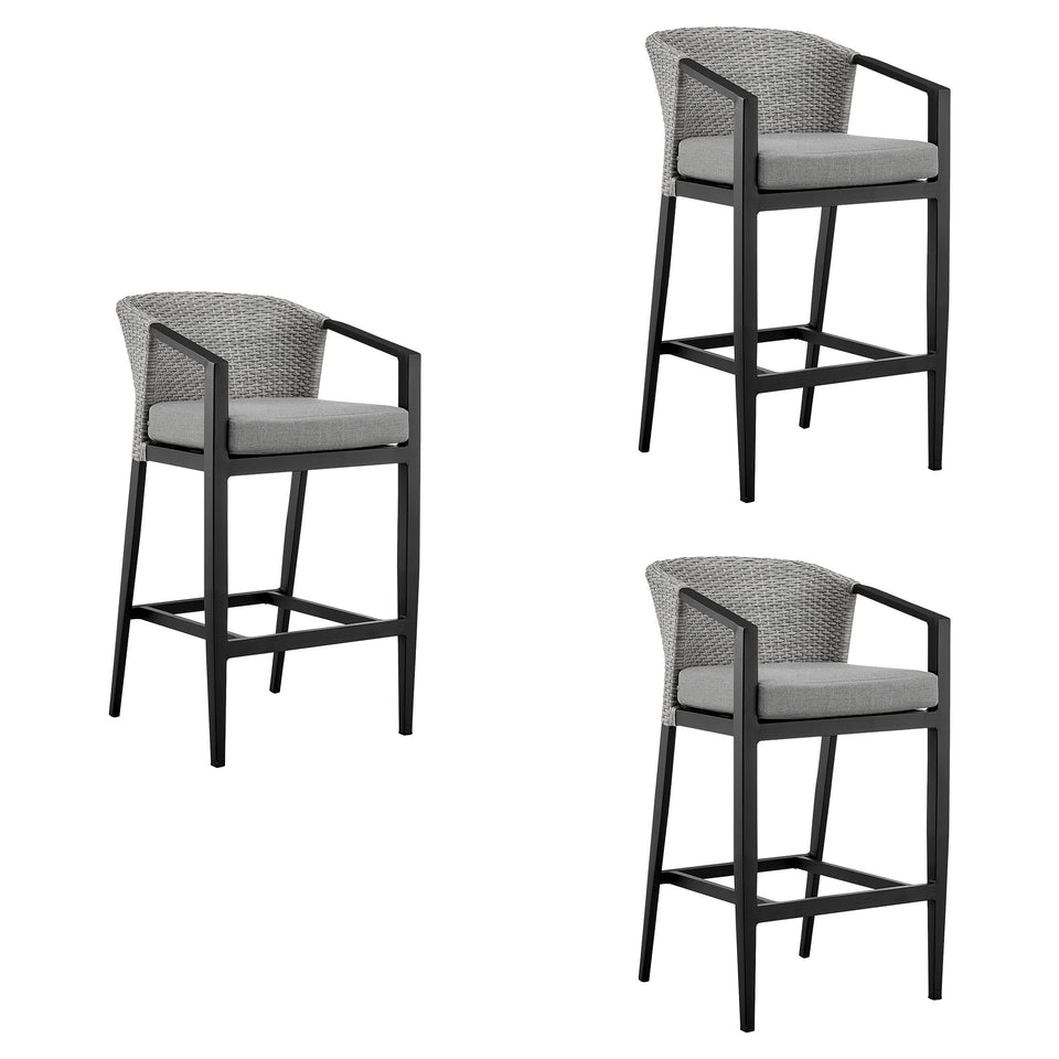 Palma Outdoor Bar Stool - Set of 3