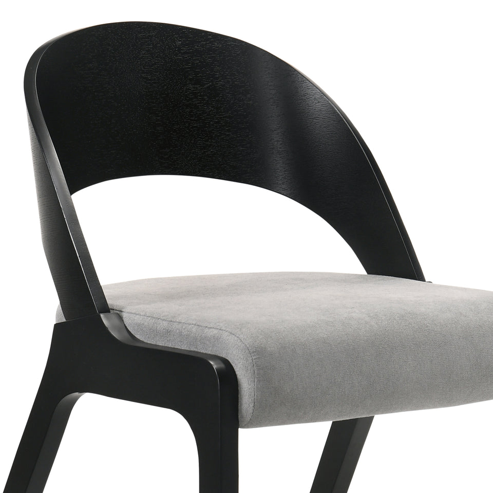 Polly Mid-Century Upholstered Dining Chairs - Set of 2