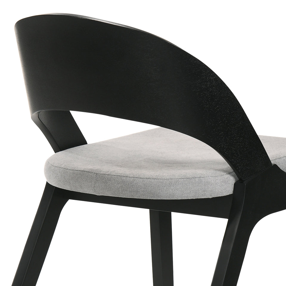Polly Mid-Century Upholstered Dining Chairs - Set of 2