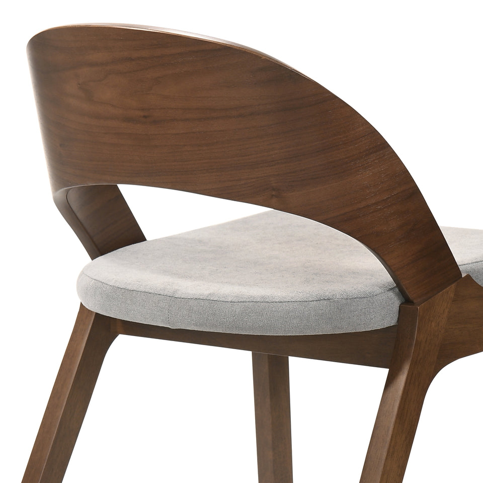Polly Mid-Century Upholstered Dining Chairs - Set of 2