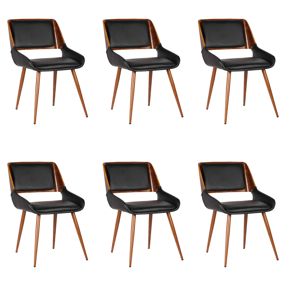 Panda Mid-Century Dining Chair - Set of 6