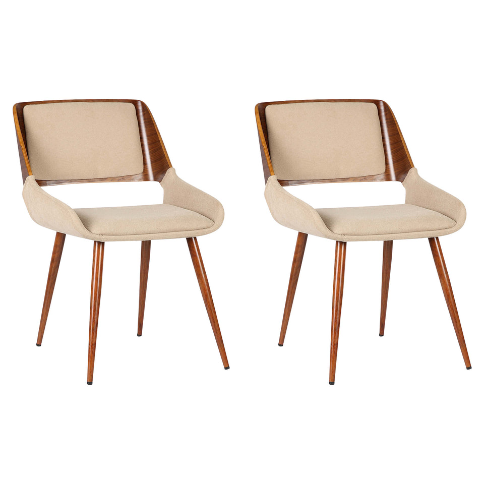 Panda Mid-Century Dining Chair - Set of 2