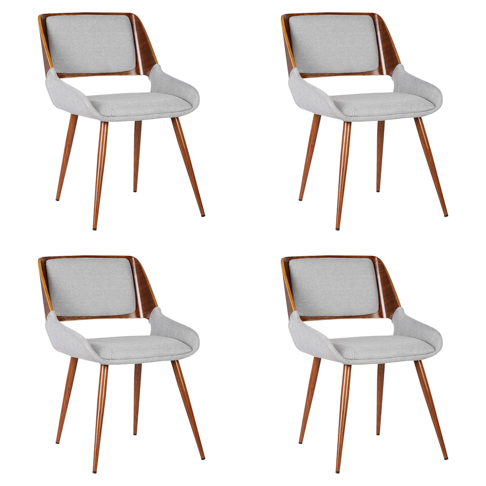 Panda Mid-Century Dining Chair - Set of 4