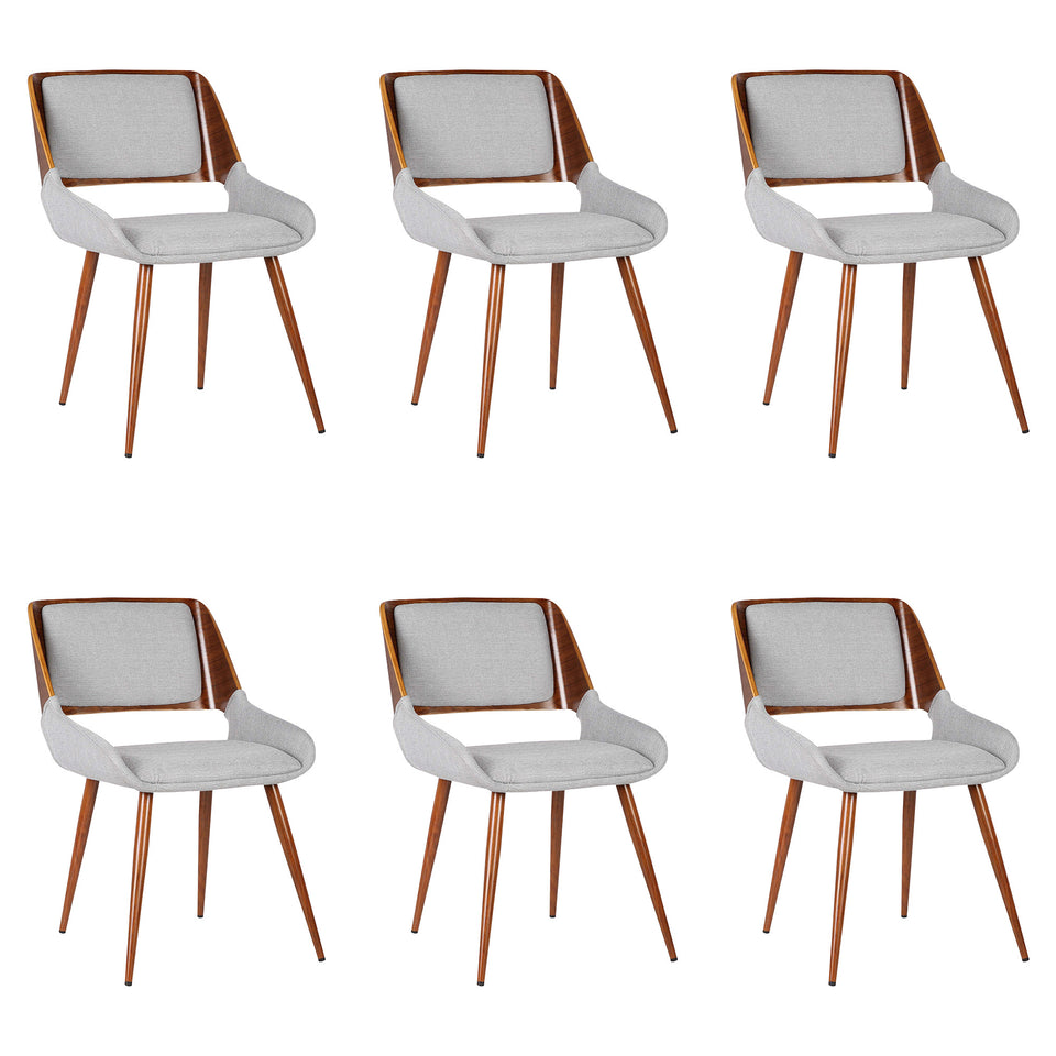 Panda Mid-Century Dining Chair - Set of 6