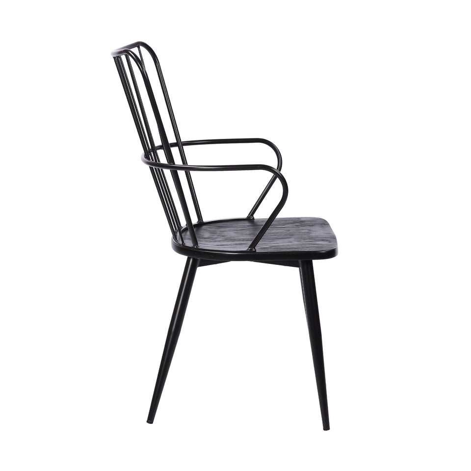 Parisa High Back Steel Framed Side Chair