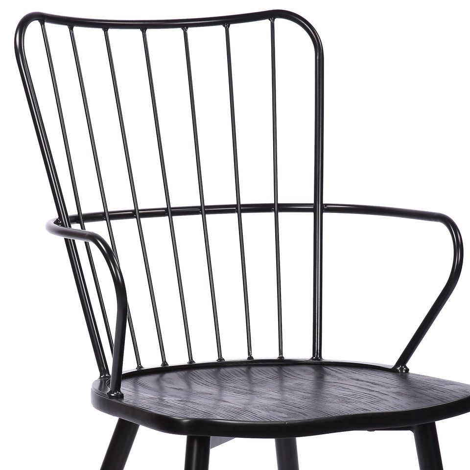 Parisa High Back Steel Framed Side Chair