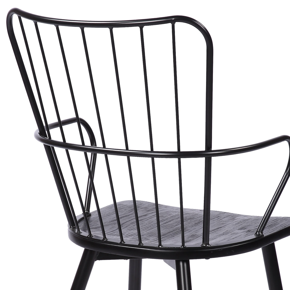 Parisa High Back Steel Framed Side Chair