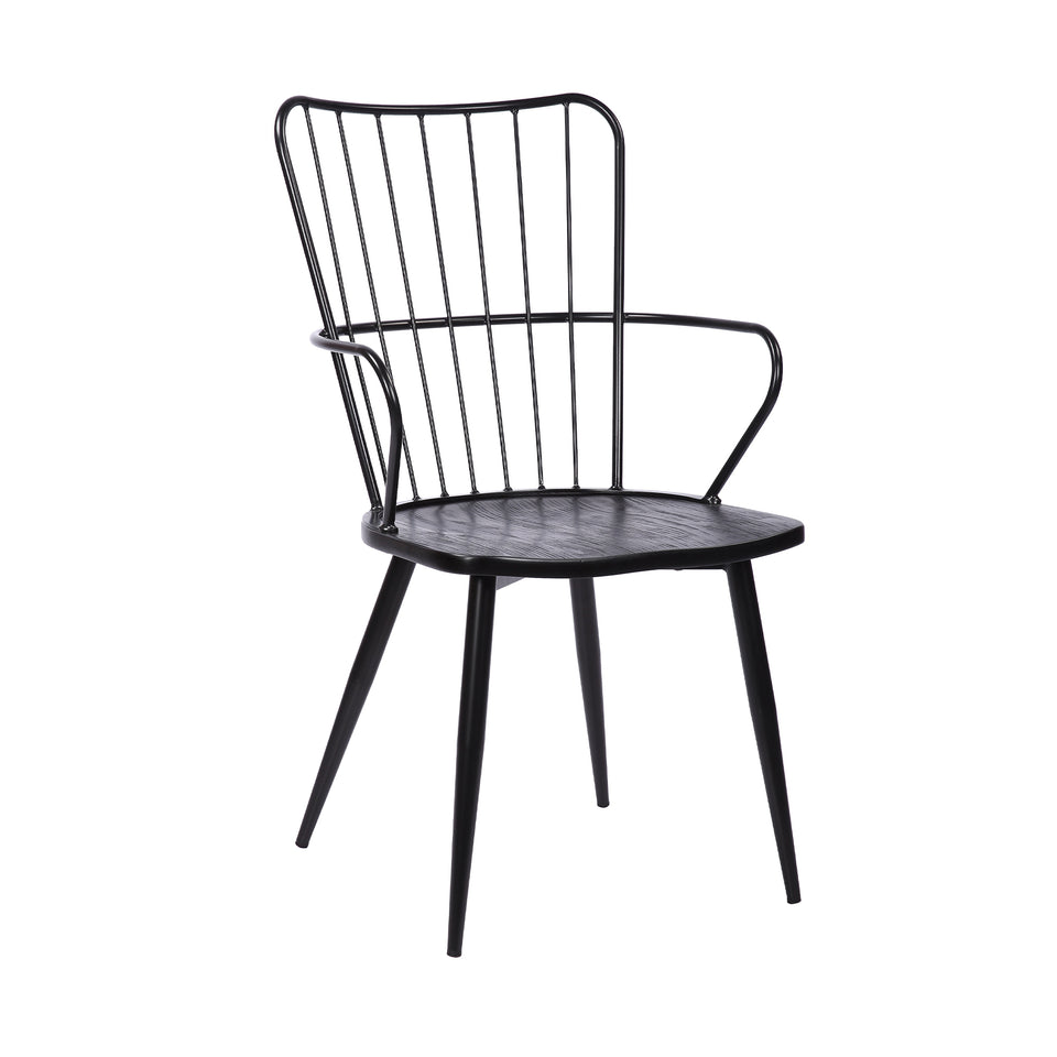 Parisa High Back Steel Framed Side Chair