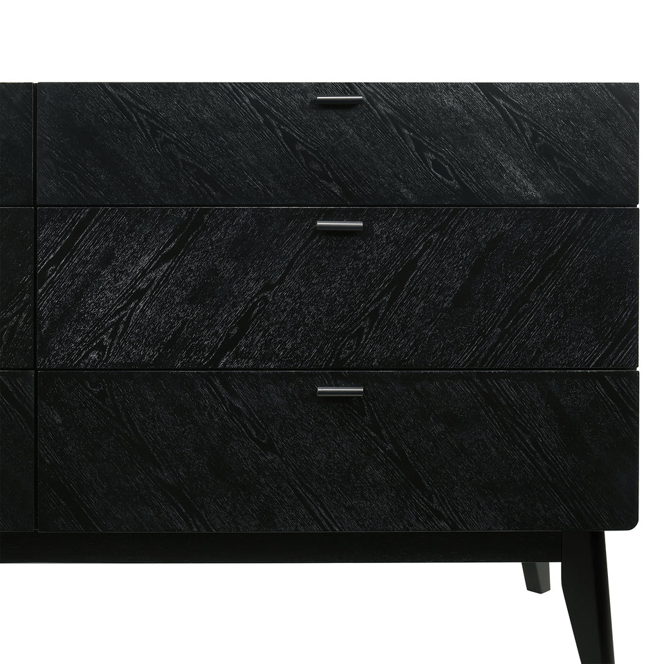 Petra 6 Drawer Wood Dresser