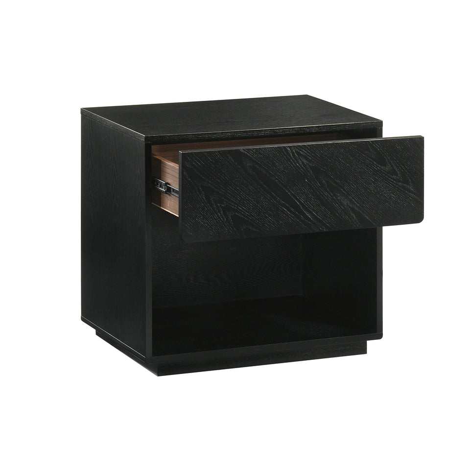 Petra 1 Drawer Wood Nightstand