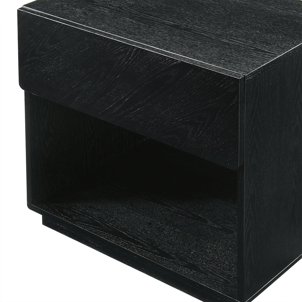 Petra 1 Drawer Wood Nightstand