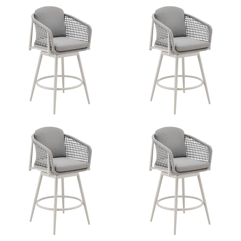 Rhodes Outdoor Swivel Counter Stool - Set of 4