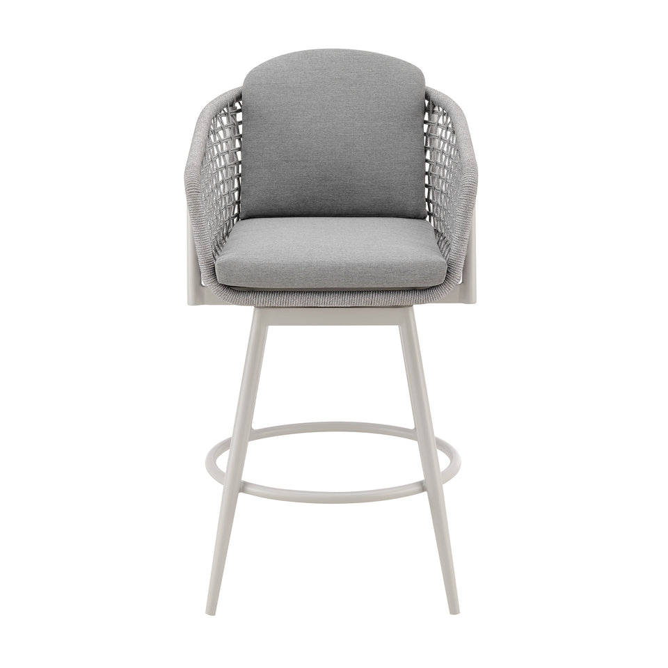 Rhodes Outdoor Swivel Counter Stool - Set of 3
