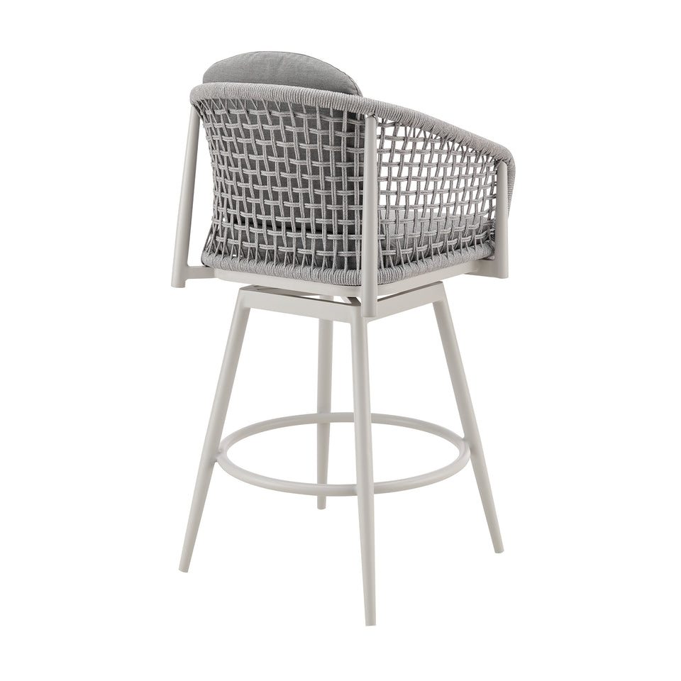 Rhodes Outdoor Swivel Counter Stool - Set of 3