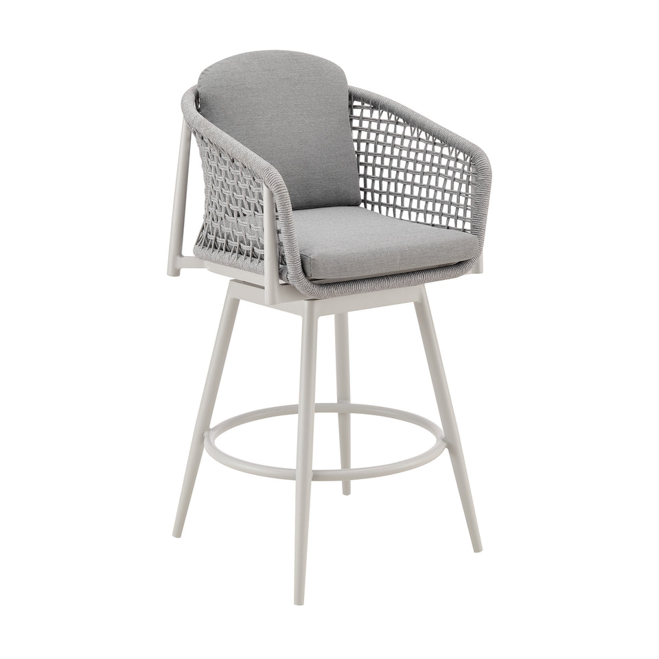 Rhodes Outdoor Swivel Counter Stool - Set of 2