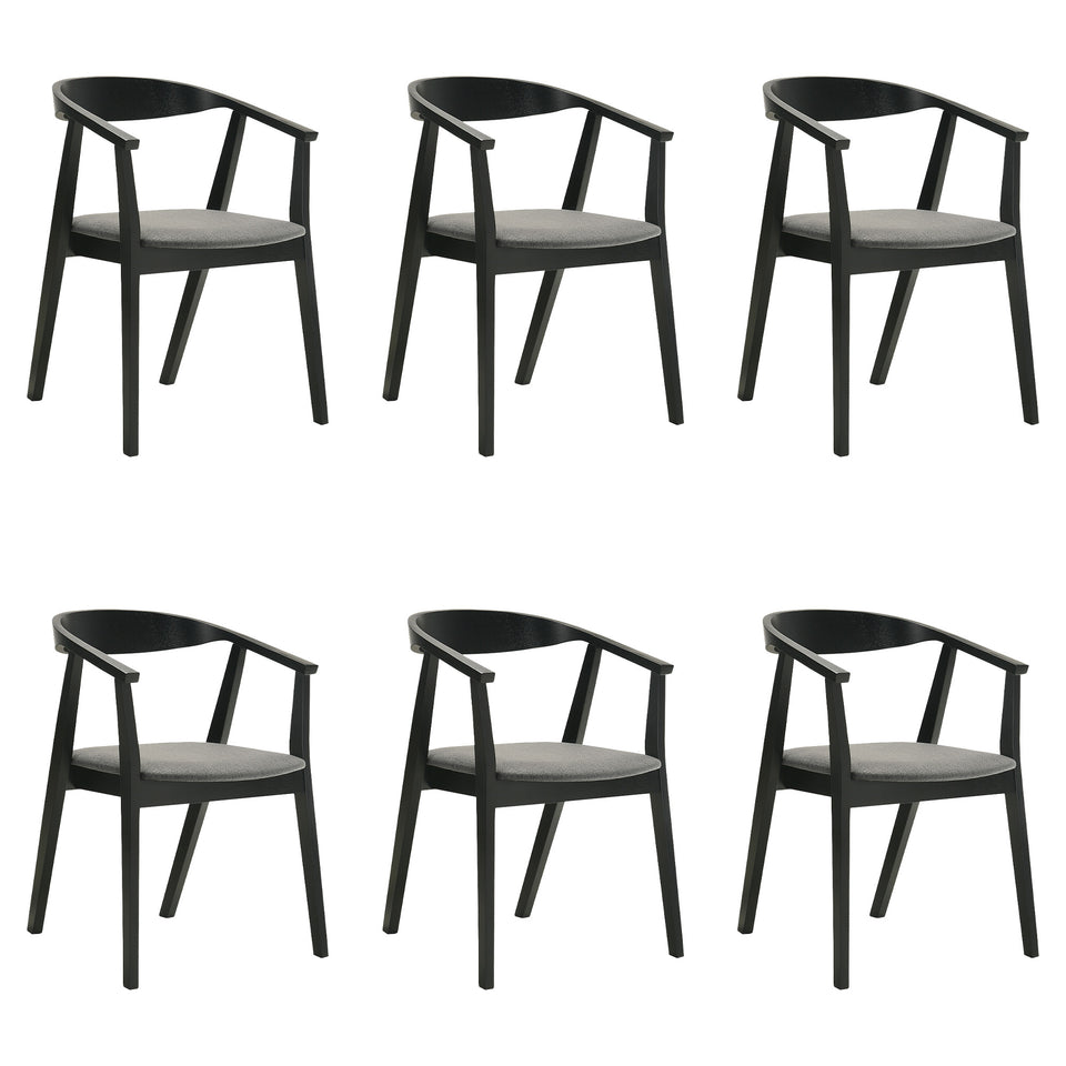 Santana Wood Dining Chair - Set of 6