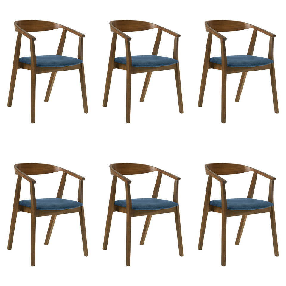 Santana Wood Dining Chair - Set of 6