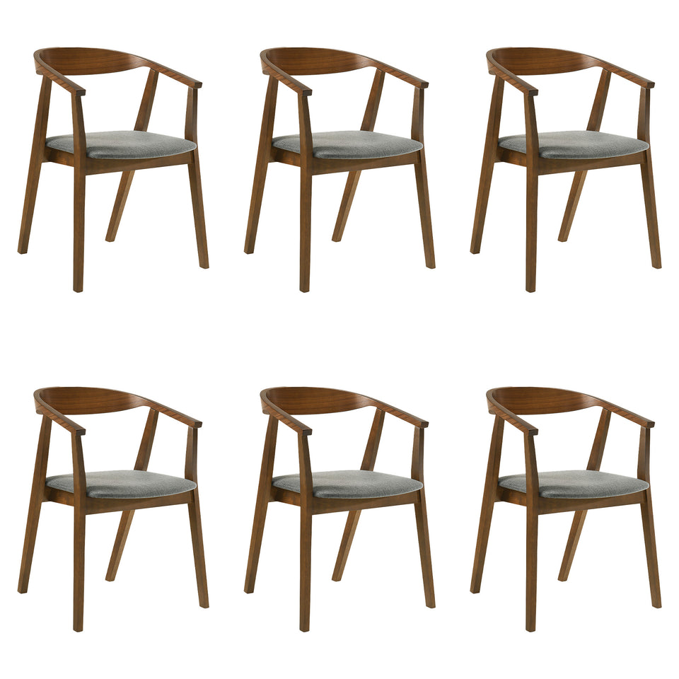 Santana Wood Dining Chair - Set of 6