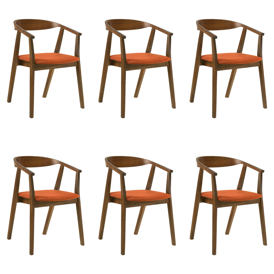 Santana Wood Dining Chair - Set of 6