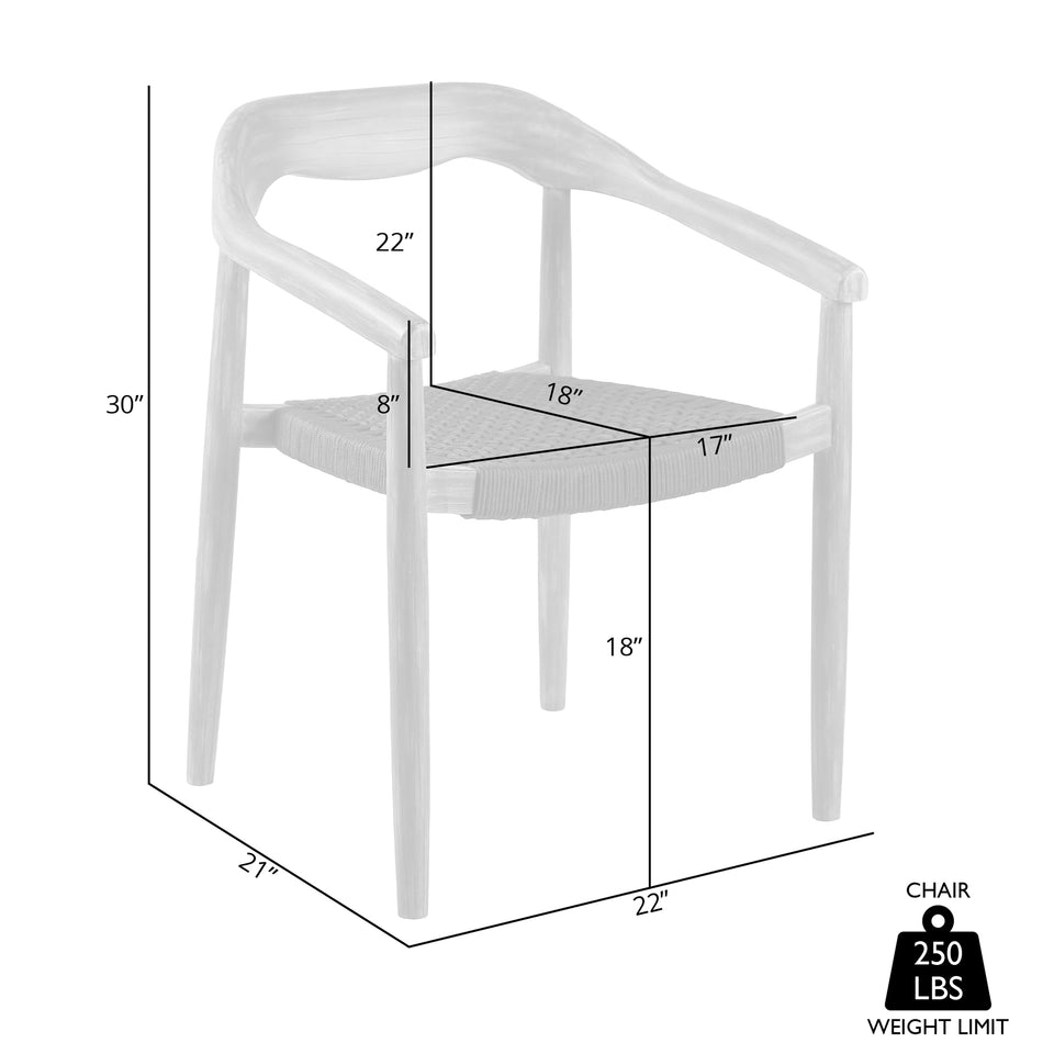 Santo Stackable Dining Chair - Set of 2