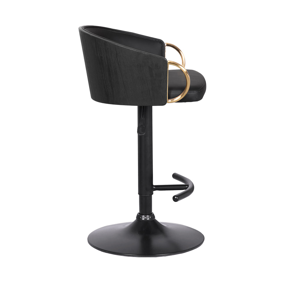 Solstice Adjustable Upholstered Barstool