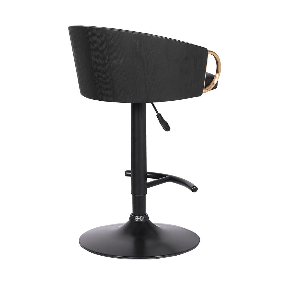 Solstice Adjustable Upholstered Barstool
