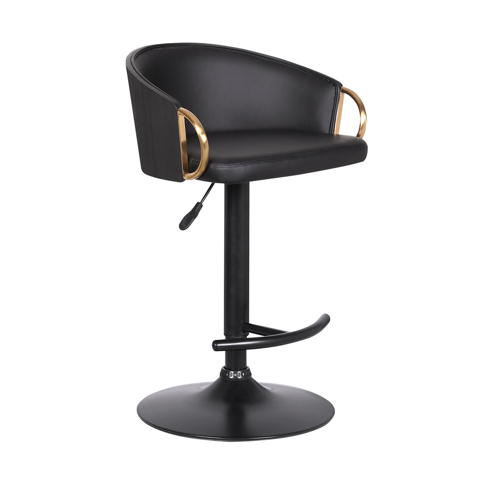 Solstice Adjustable Upholstered Barstool