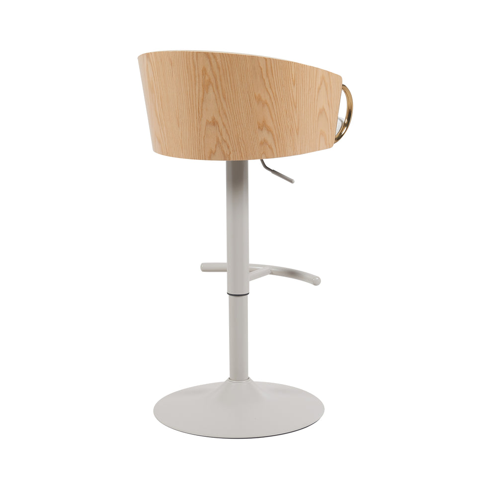 Solstice Adjustable Upholstered Barstool