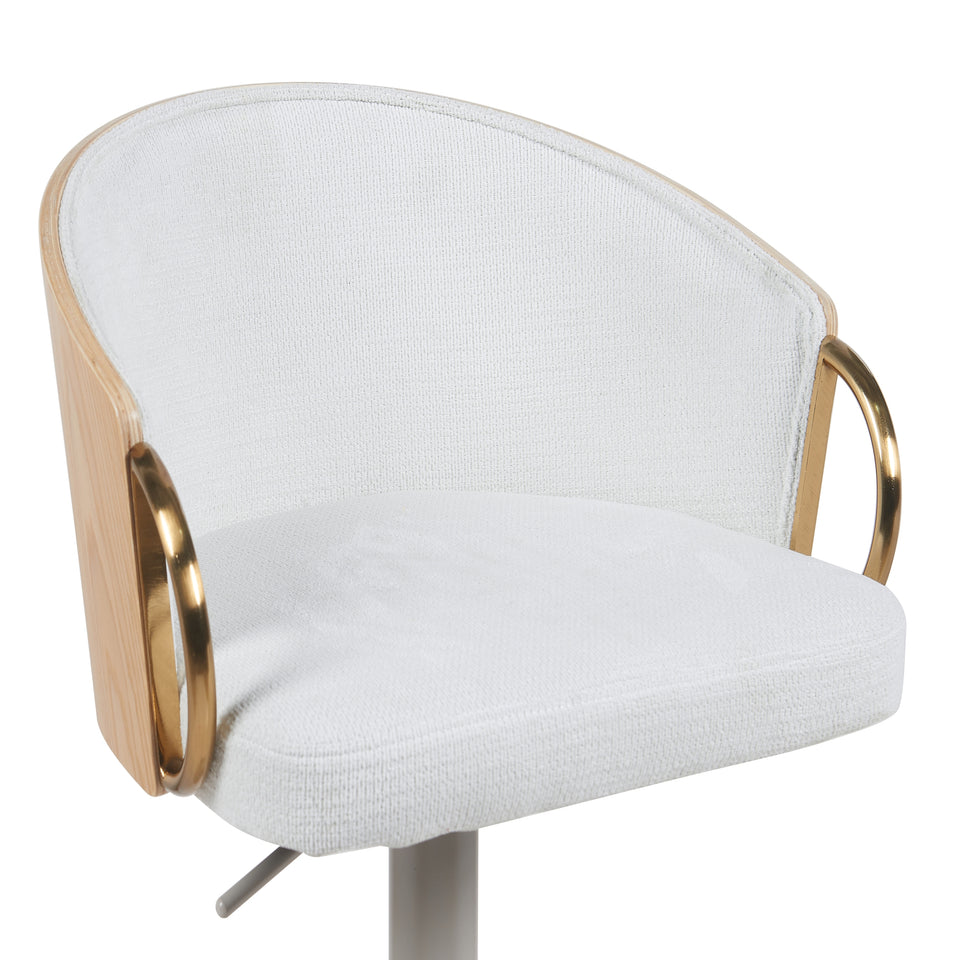 Solstice Adjustable Upholstered Barstool