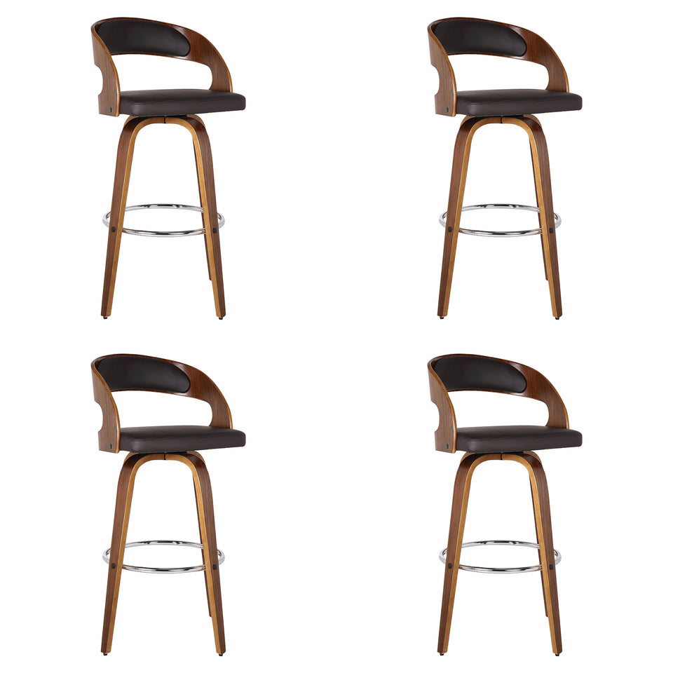 Shelly Swivel Bar Stool - Set of 4