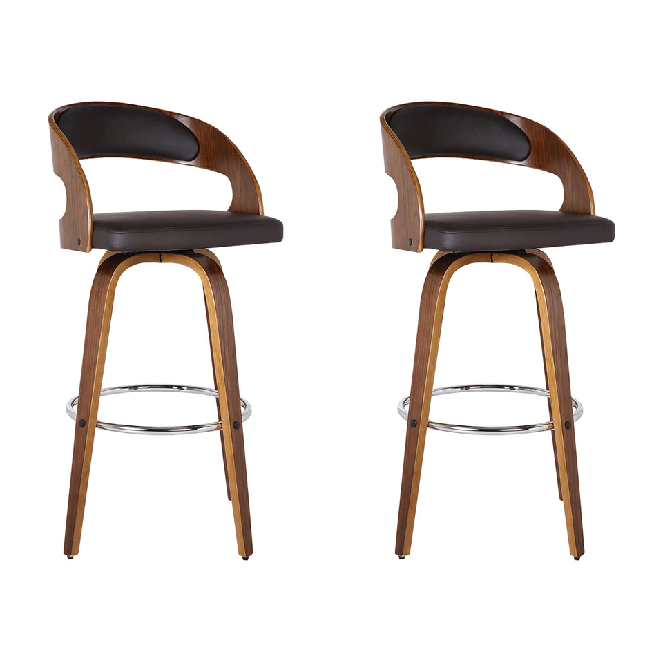 Shelly Swivel Bar Stool - Set of 2