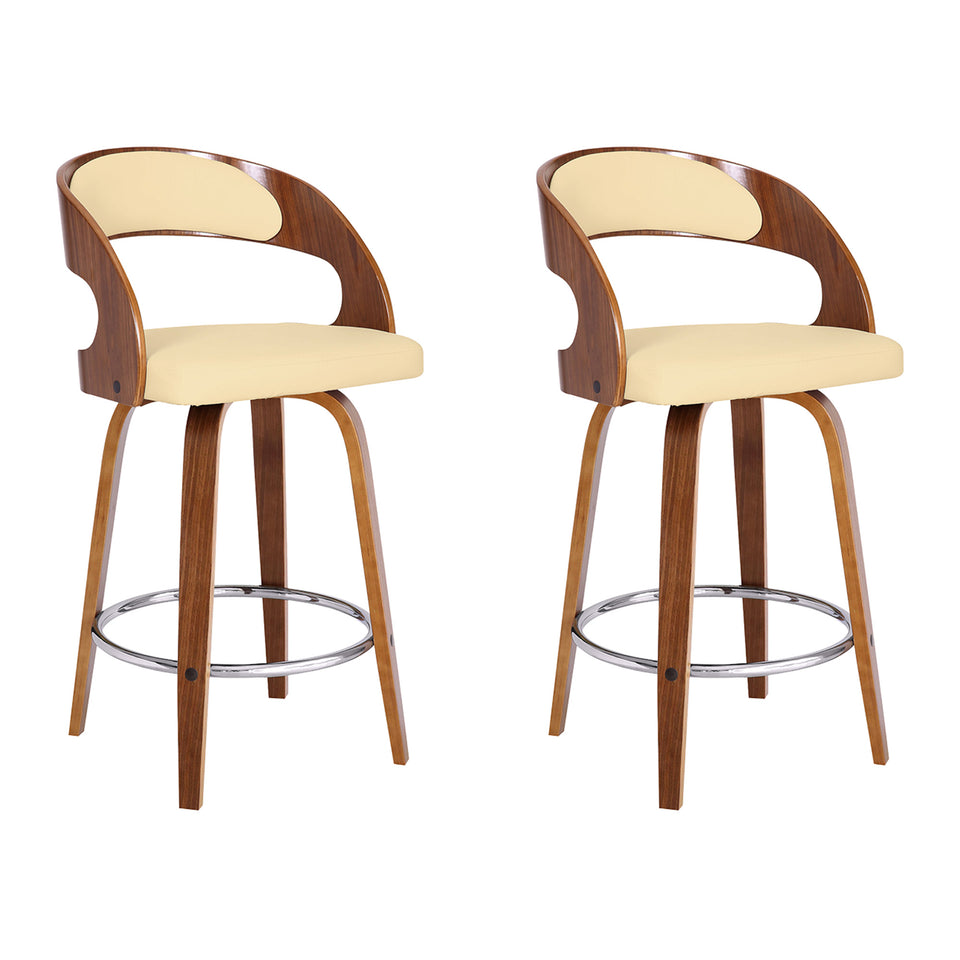 Shelly Swivel Bar Stool - Set of 2