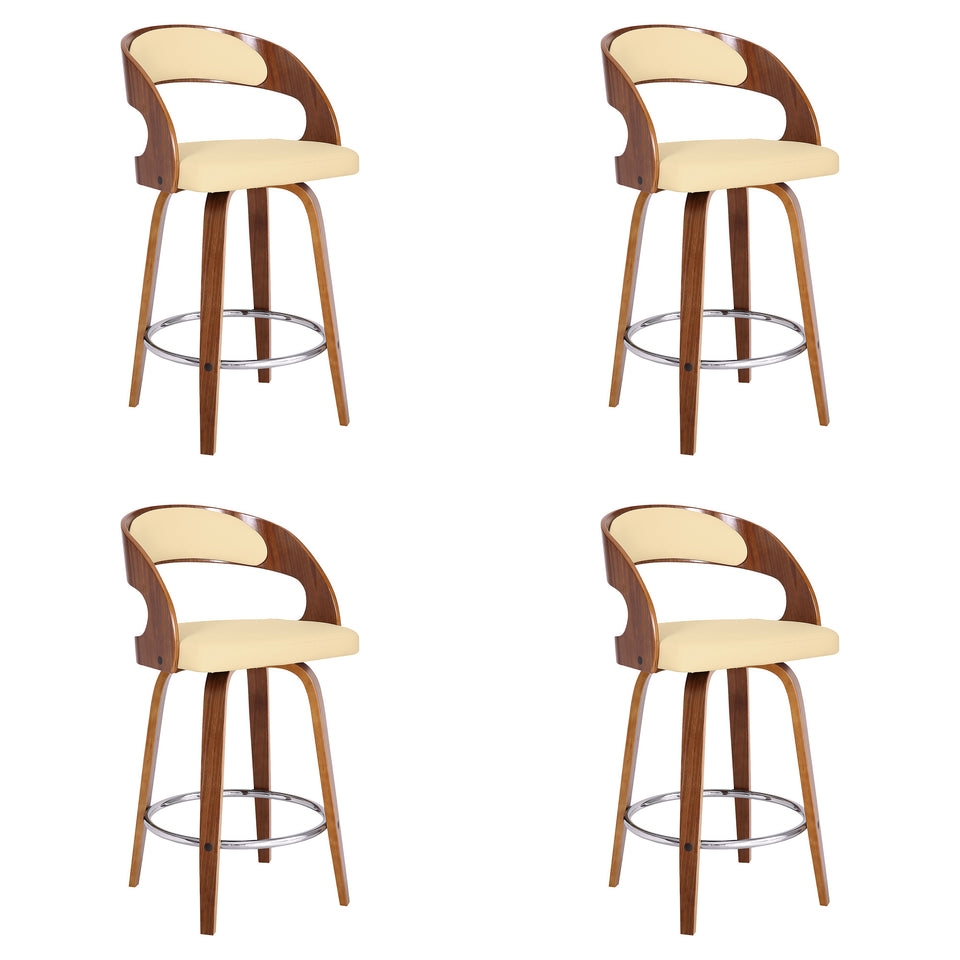 Shelly Swivel Bar Stool - Set of 4
