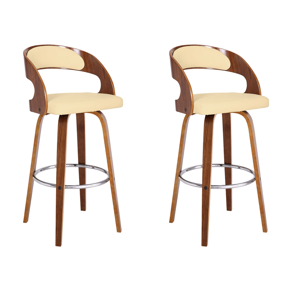 Shelly Swivel Bar Stool - Set of 2