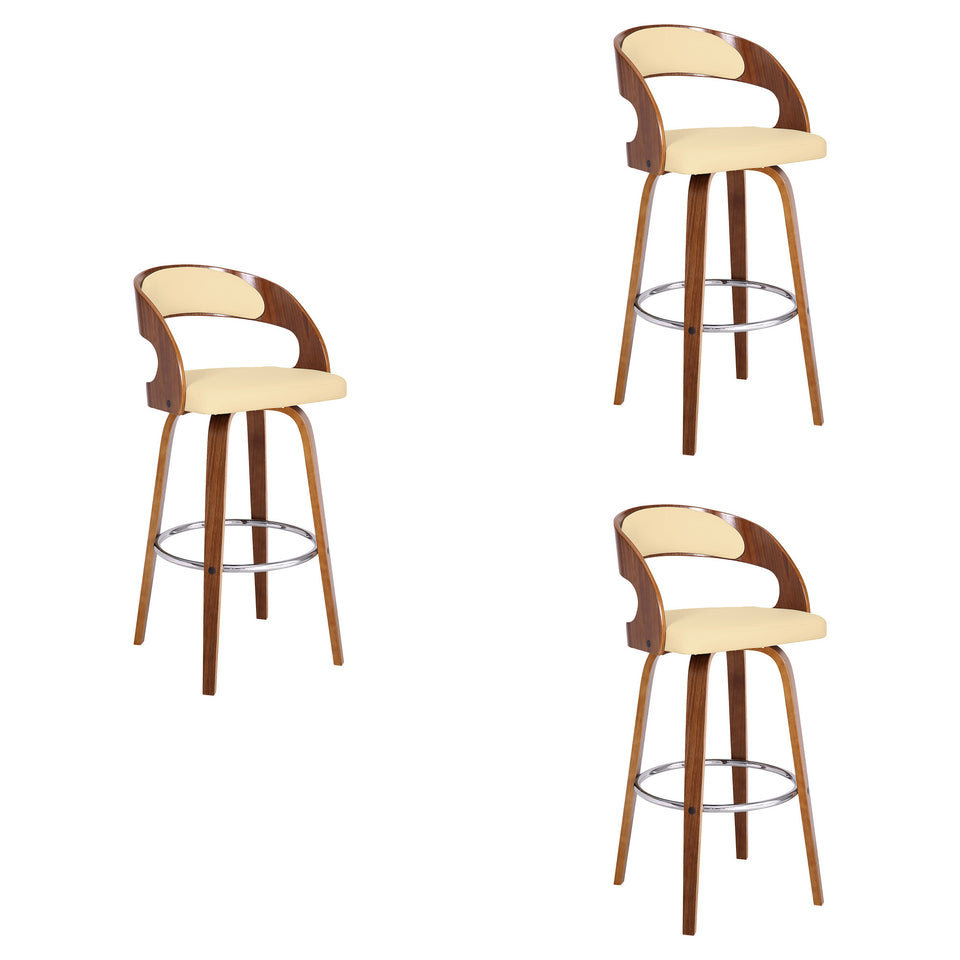 Shelly Swivel Bar Stool - Set of 3