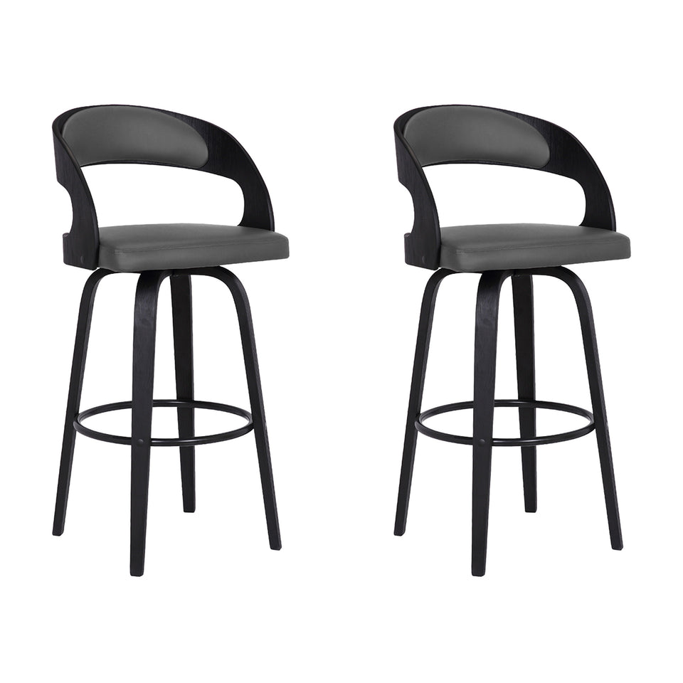 Shelly Swivel Bar Stool - Set of 2