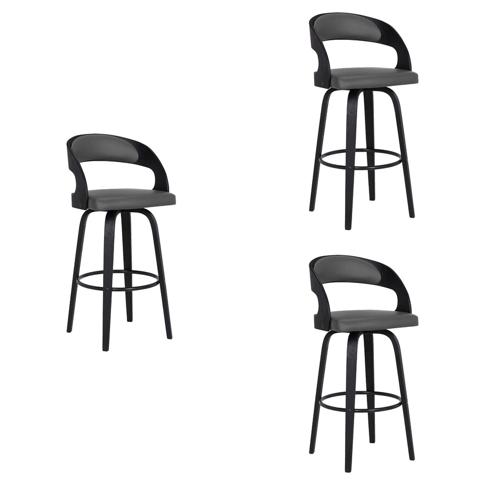 Shelly Swivel Bar Stool - Set of 3