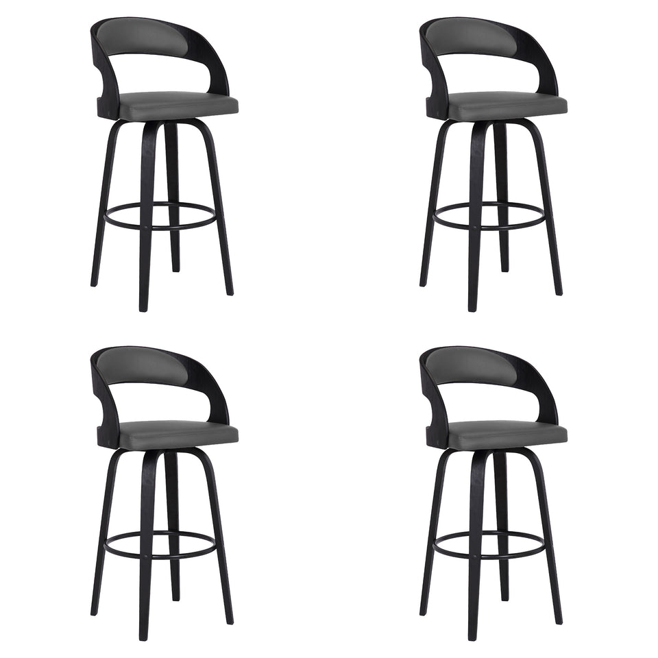 Shelly Swivel Bar Stool - Set of 4