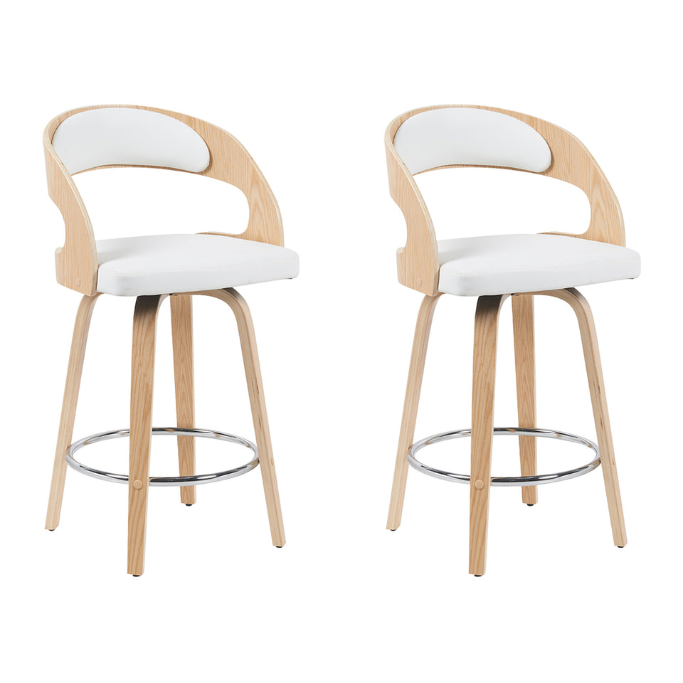 Shelly Swivel Bar Stool - Set of 2