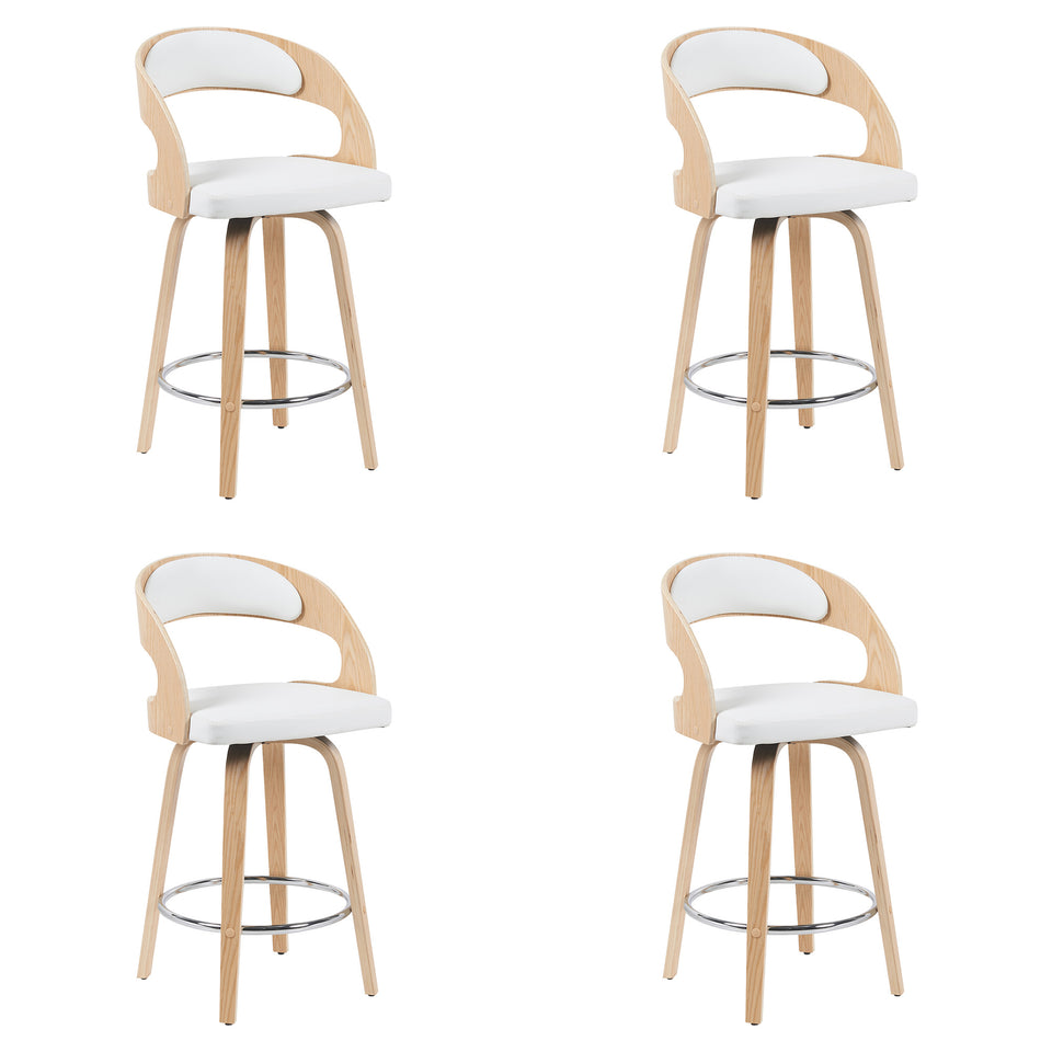 Shelly Swivel Bar Stool - Set of 4