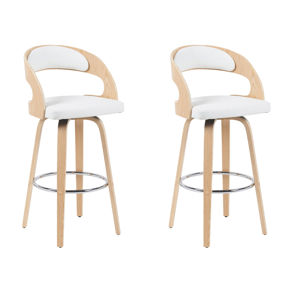 Shelly Swivel Bar Stool - Set of 2