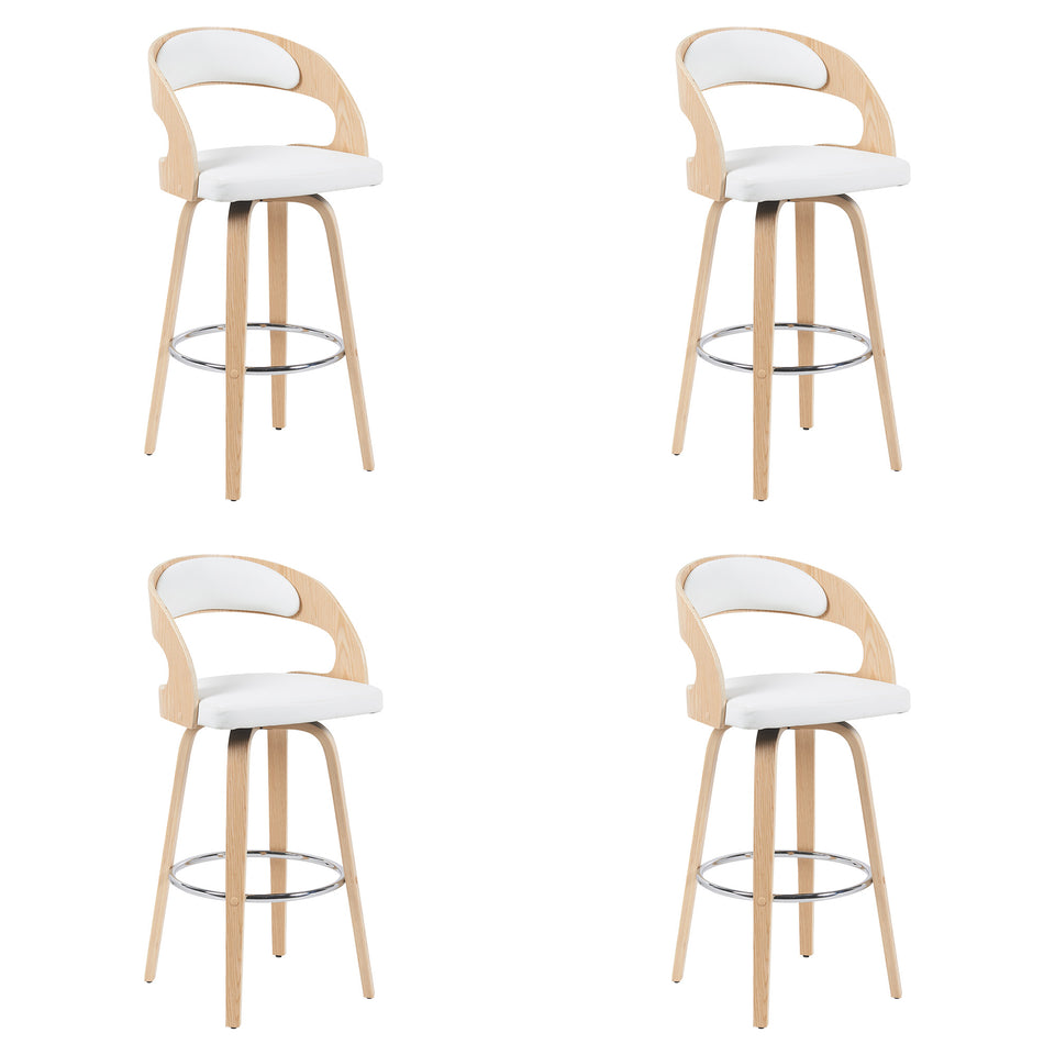 Shelly Swivel Bar Stool - Set of 4