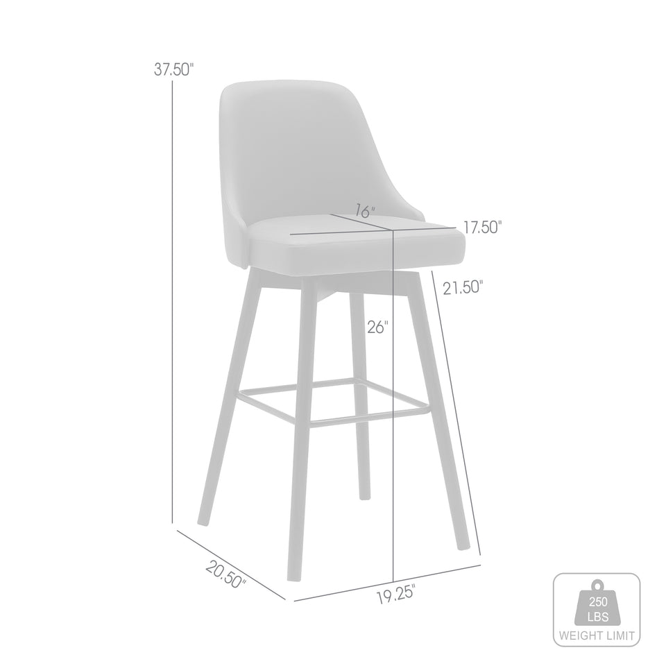 Sicily Swivel Bar Stool