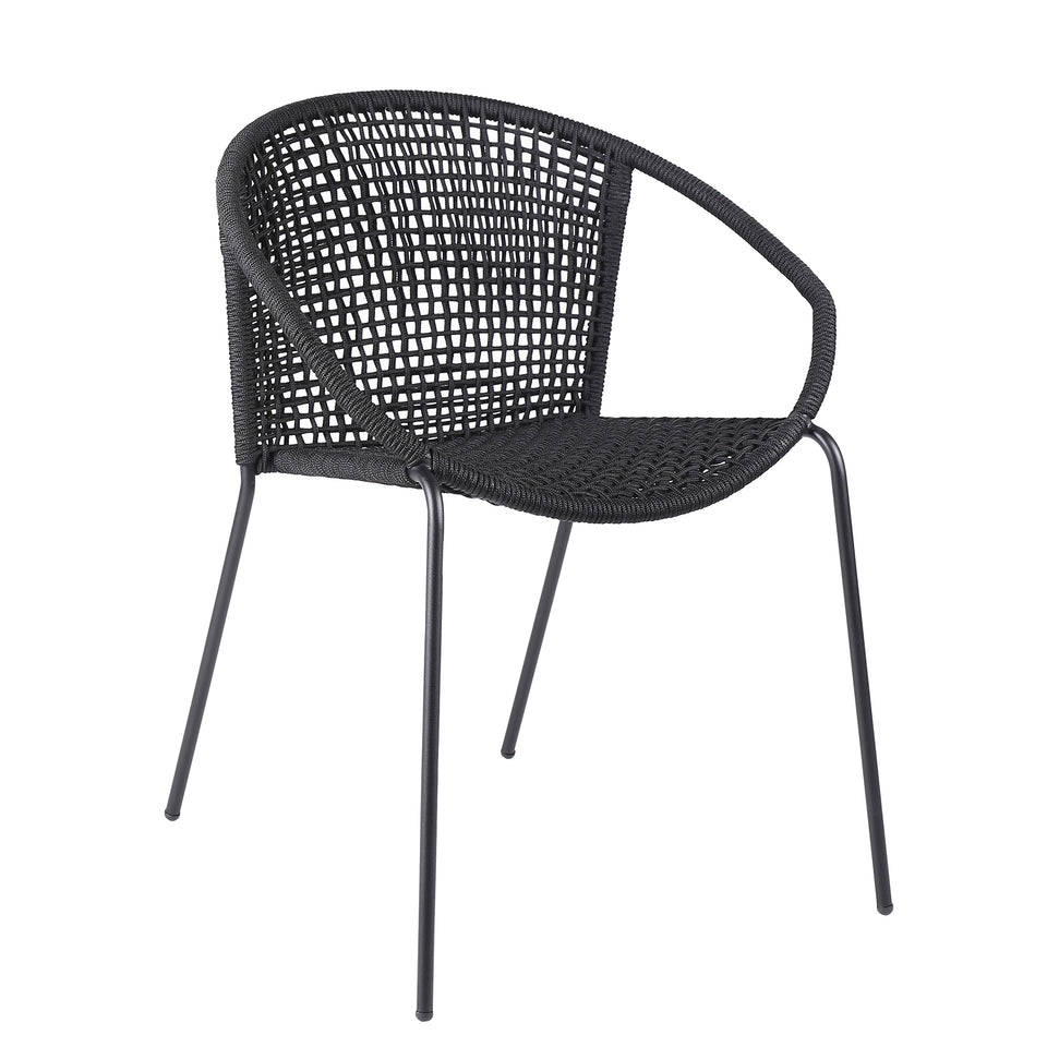 Snack Stackable Steel Dining Chair - Set of 2