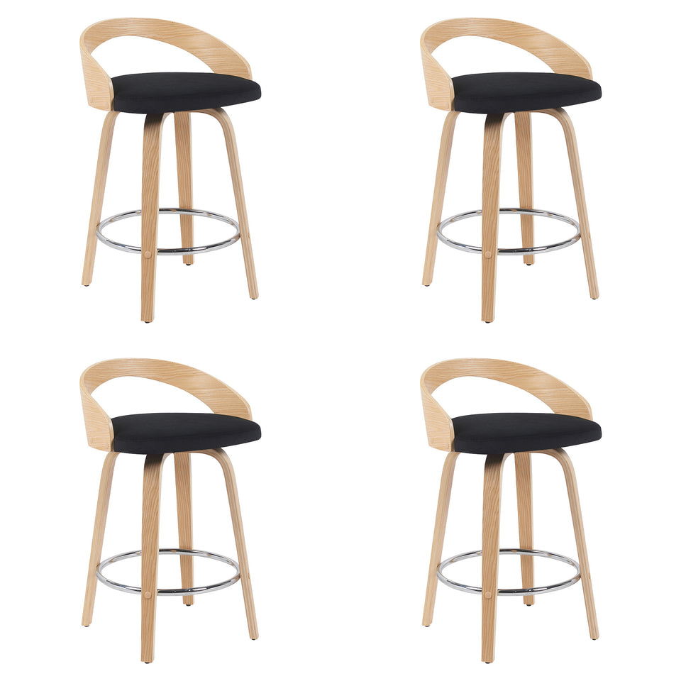 Sonia Swivel Bar Stool - Set of 4