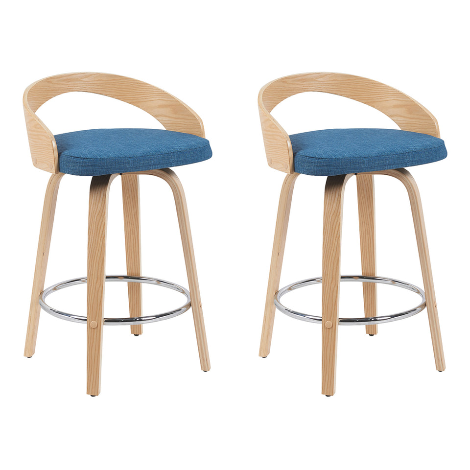 Sonia Swivel Bar Stool - Set of 2