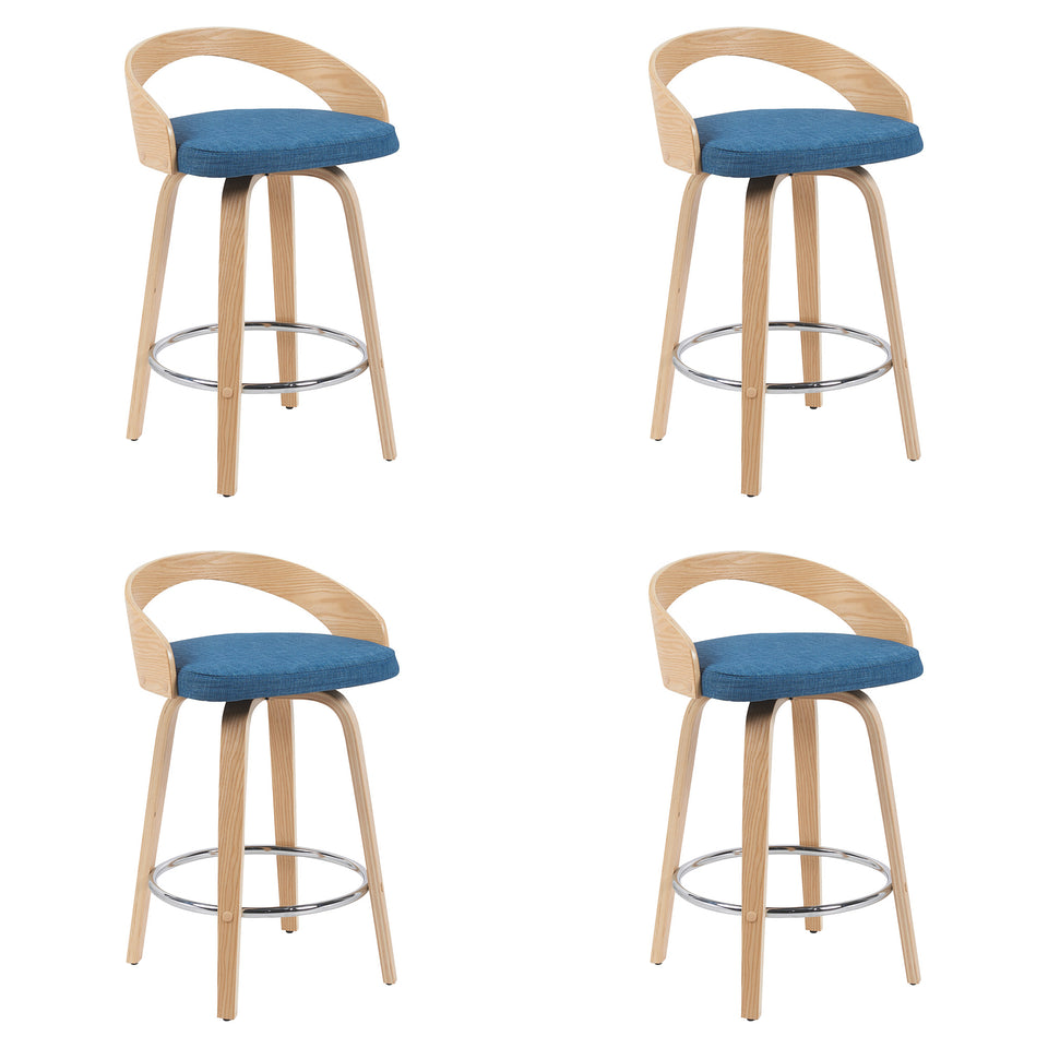 Sonia Swivel Bar Stool - Set of 4
